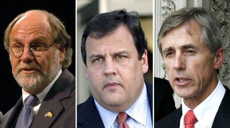 New Jersey Governor Race: Jon Corzine, Chris Christie and Chris Daggett